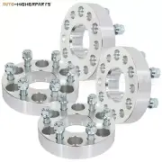 For 2015-2022 Chevy Colorado 4X Silver Wheel Spacers 6x120 14x1.5 studs 1.25"