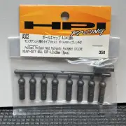 HPI A302 Heavy Duty Ball Cup 4.3x18mm (8) RS4 Pro Pro3 Nitro Vintage RC