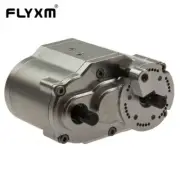 FLYXM 1X CNC 2-Speed Silver transfer case for 1:10 rc crawler truck scx10 4WD