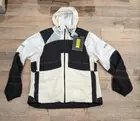 $1690 Mens 5 Moncler x Craig Green "Jessop" Paneled Jacket White/Black 4 (XL)