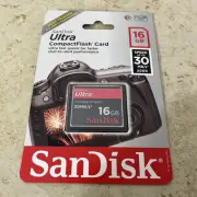 SanDisk 16 GB Class 4 Ultra CompactFlash Memory Card (SDCFH-016G-U46)