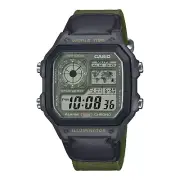 Casio AE1200WHUB-3AV, World Time Watch, Chronograph, 5 Alarms, 10 Year Battery