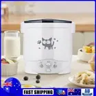 1L Mini Rice Maker Food Steamer One Button To Cook Multi-cooker for 1-2 People A