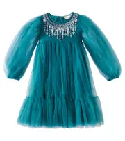 [Tutu Du Monde] Tutu Du Monde First Frost cotton jersey and tulle dress Y 2/3 green