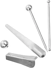 ETHZZLE Stainless Steel Kit Caulking Finishing Tools Set Metal Ball for Grouting Epoxy Grouting