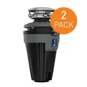 Chef Series 1-HP Continuous Feed Garbage Disposal Integrated Lighting 2-Pack