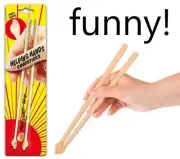 Helping Hands Chopsticks - Reusable Plastic Tiny Hands - Trick GaG Joke Novelty