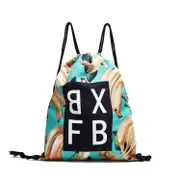 Printing Plant Drawstring Double Shoulders Sports Backpack Bag (Pattern 5)