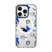 iPhone 16 Pro Clear Case MagSafe Compatible Eye Camo