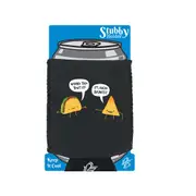 Wanna Taco Bout It - Funny Novelty Stubby Holder With Base