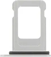 YuYue Electronic 2Pcs Single SIM Card Tray Holder Slot Replacement for iPhone 16E 5G white
