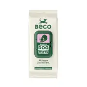 Beco Bamboo Hypoallergenic & Compostable Dog Wipes Scented 80 Pack