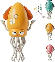 Electric Dancing Octopus Toy, Automatic Obstacle Avoidance Octopus, Creative Magic Crazy 8-Leg Action Obstacle with LED Lights & Music, Indoor Play & Sensory Development (A)