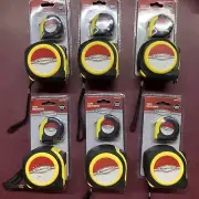 6 - 2pck ROADPRO 25’ TAPE MEASURE with BONUS 6’ small tape measure 20DS001PDQ