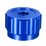 Round Wheel Handle Faucet Handles Refrigerant Manifold Gauges Knob Square Blue