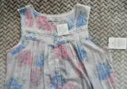 NWT EILEEN WEST Long Robe Nightgown size Medium
