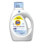 Procter & Gamble 48871 Free And Gentle Liquid Laundry Detergent, Unscented, 92