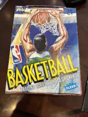 1989 Fleer Basketball Wax Box With 36 Sealed Packs Michael Jordan Full Box
