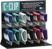 Lucky Line 46000 C-Clip Display Asst 126 Per Box