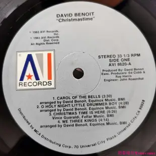 David Benoit 圣誕節 Christmastime 黑膠唱片LPˇ奶茶唱片