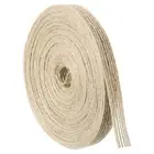 1 Roll Natural Burlap Fabric Ribbon 3/8 Inch Burlap Wired Ribbon Rustic Ribbon