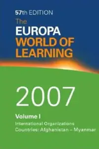在飛比找博客來優惠-The Europa World of Learning 2