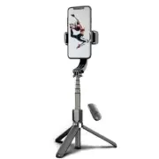 indigi® Handheld Stabilizer Sports Remote Anti-shake Tripod High Quality Black