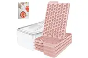 OZZYCOOK 104x 4PCS Round Ice Cube - Pink