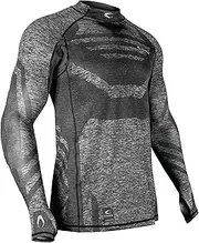 CRBN Paintball SC PRO Top Grey - Tight Fitting - Protective Baselayer - Carbon Paintball