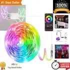 25ft RGB LED Strip Lights with Battery & USB Power - Music Sync Smart Lights