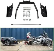 NIXFACE Upgraded Trailer Hitch Receiver Mount Kit Fit for 2008-2020 Can-Am Spyder RT, RS, ST, GS, F3-T and F3 Limited Black