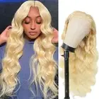 613 Body Wave Lace Front Wig Human Hair, 613 Blonde Lace Front Wig Human Hair...