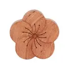 8pcs Essential Oil Car Diffuser Plum Flower Shape Simple Rosewood Material Aroma