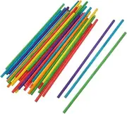 ERINGOGO 100pcs Rhythm Sticks Wooden Percussion Musical Instruments Sticks for Cake Pop Making
