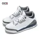 Nike 休閒鞋 Air Jordan 3 Retro GS 大童 女鞋 白 灰 午夜藍 三代 復刻 AJ3 DM0967-140