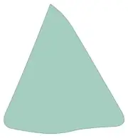 1964-66 Mustang; Quarter Window Glass; Light Green Tint; Convertible; Passenger