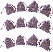 STOBAZA Wardrobe Scented Sachets Set 12pc Lavender Drawer Sachets Scent Pouch for Clothes Storage Delicate Design