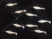 20" Umbrella Rig PEARL WHITE Shad