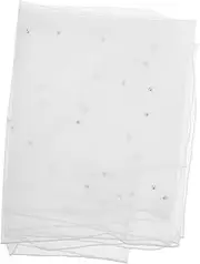 [TINEASUR] Bride's Sun Protection Shawl Pearl Mesh Bridal Wrap for Wedding Party Bridesmaids Sashes Party