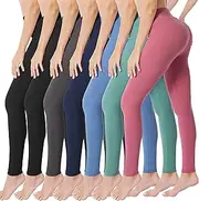 [VALANDY] High Waisted Leggings for Women Buttery Soft Stretchy Tummy Control Workout Yoga Running Pants One&Plus Size