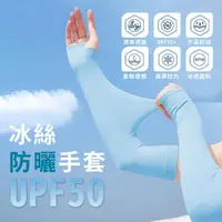 在飛比找momo購物網優惠-【戶外騎行】高效瞬涼冰絲防曬袖套(男女通用 UPF50+ 透