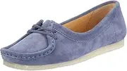 [Clarks] Wallabee Chic 20349559 Blue Suede (Blue Suede/UK6), Blue Suede, 6(25cm)