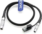 Eonvic 1B 10 Pin Male to RJ45 Ethernet Camera Control Cable & 2 Pin Male Cable for ARRI Alexa Camera