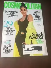 COSMOPOLITAN MAGAZINE APRIL Saweetie New Label Crossed Out