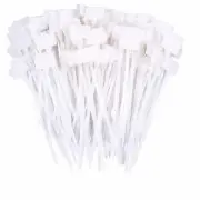 200 Pcs Write On Wire Zip Ties Cable Mark Tags for Electronics Network Ethernet