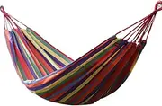 CulineformX Durable Single Hammock, Travel Essentials, Portable Camping Hammock, Red