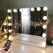 Large Bluetooth Vanity Mirror with Lights