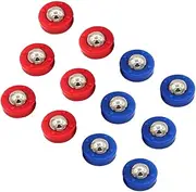 MOBUTOFU Rolling Beads Equipment for Shuffleboard 12pcs Sliding Beads for Board Game