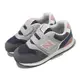 New Balance 童鞋 996 V3 寬楦 小童 幼童 灰 藍 魔鬼氈 運動鞋 小朋友 NB 紐巴倫 IZ996ME3-W