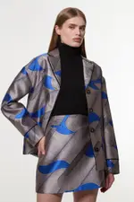 Amelia Graham Printed Tailored Mini Skirt